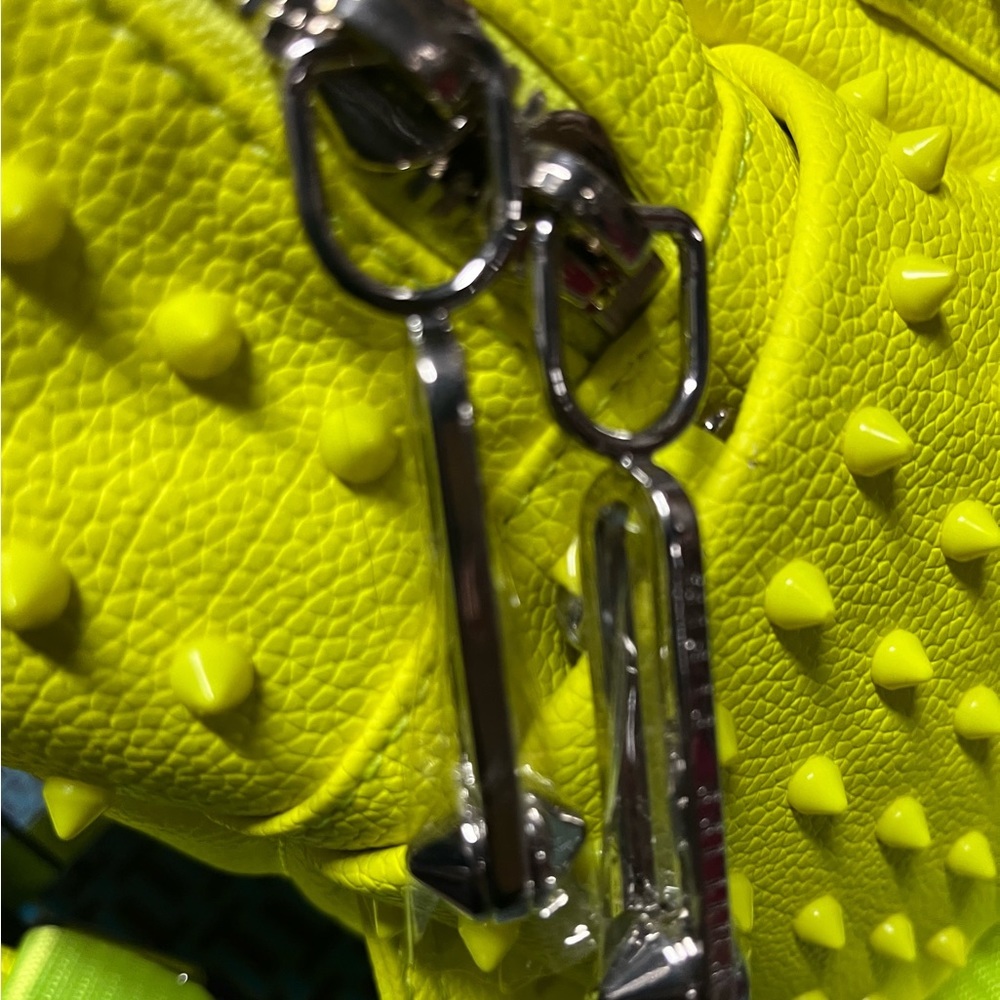 Philipp Plein Couture Homme backpack neon Lemon bag polyurethane & polyester - Picture 7 of 8